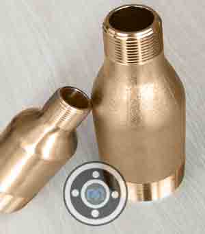 70/30 Cu-Ni Swage Nipple