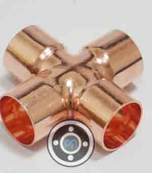 90-10 copper nickel Reducing Cross