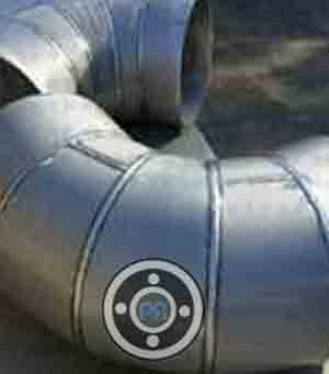 90 Deg ASTM A403 WP316L 90 Degree Mitre Bend