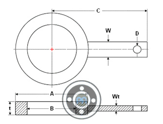 A515 Gr 60 Spades and Ring Spacers