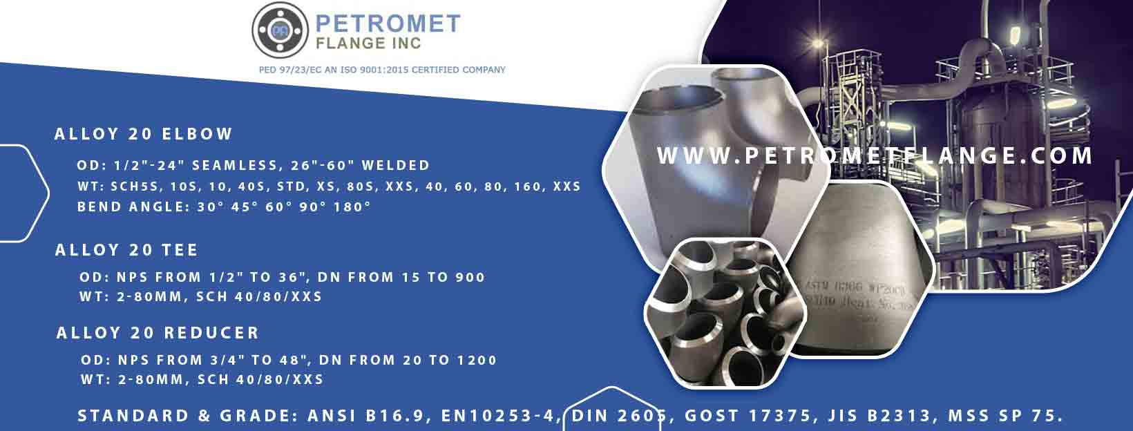 Alloy 20 Pipe Fittings