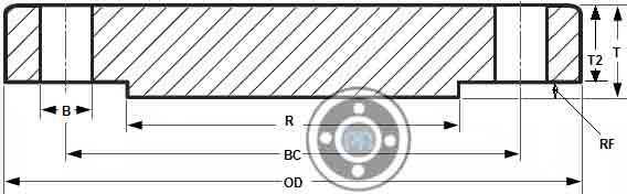 Titanium Blind Flange Dimensions