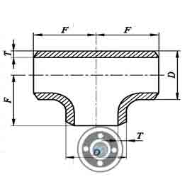 Carbon Steel Equal Tee