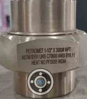 Copper Nickel Socket Weld Fittings