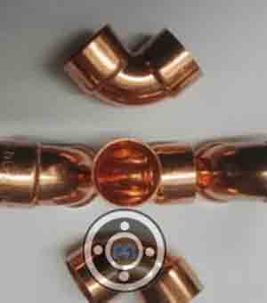 cu ni 70/30 1D Elbow