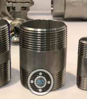 Din 1.4404 Barrel Nipple