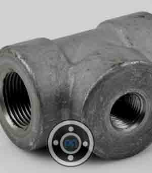 Forged Carbon Steel A105 Socket Weld Unequal Tee