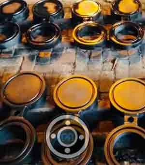 Galvanized Carbon Steel Spectacle Blind Flange