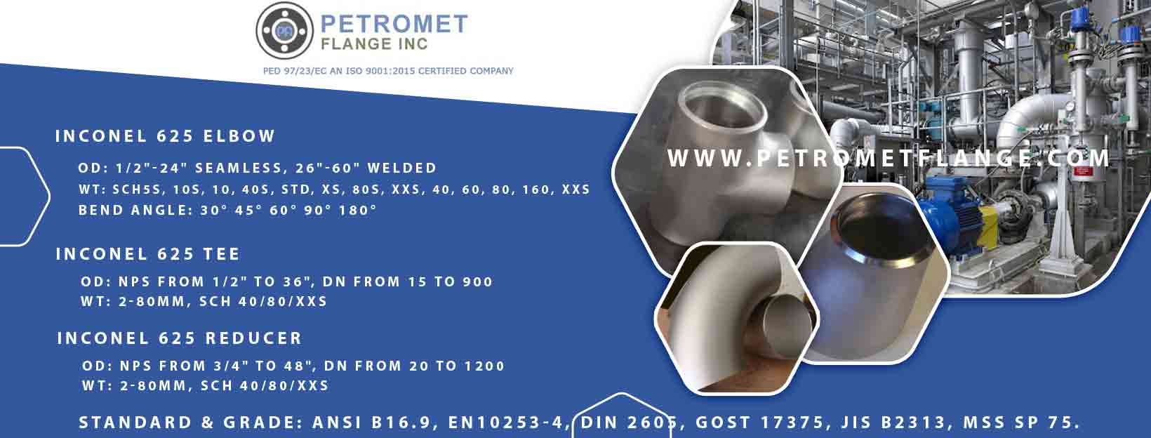 Inconel 625 Pipe Fittings