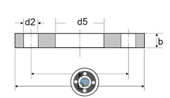 Carbon Steel Pn16 Flange Dimensions