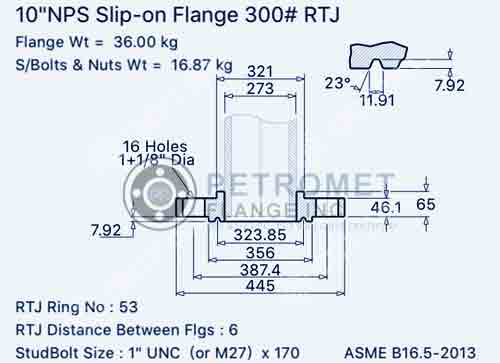 RTJ Slip On Pipe Flanges
