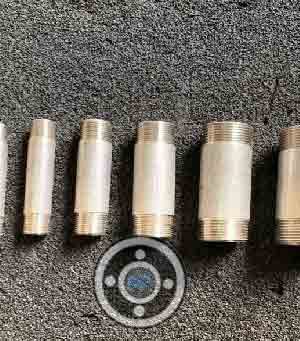 SCH 140 Stainless Steel 321H Barrel Nipple