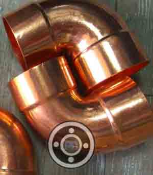 SCH 30 Cupro Nickel 90-10 180° Short Radius Elbow