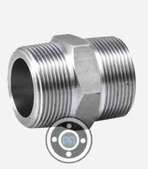 SS 304 Hex Nipple