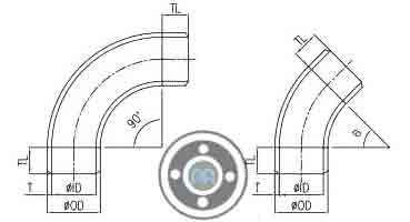 SA403 WP316L Pipe Bend Radius