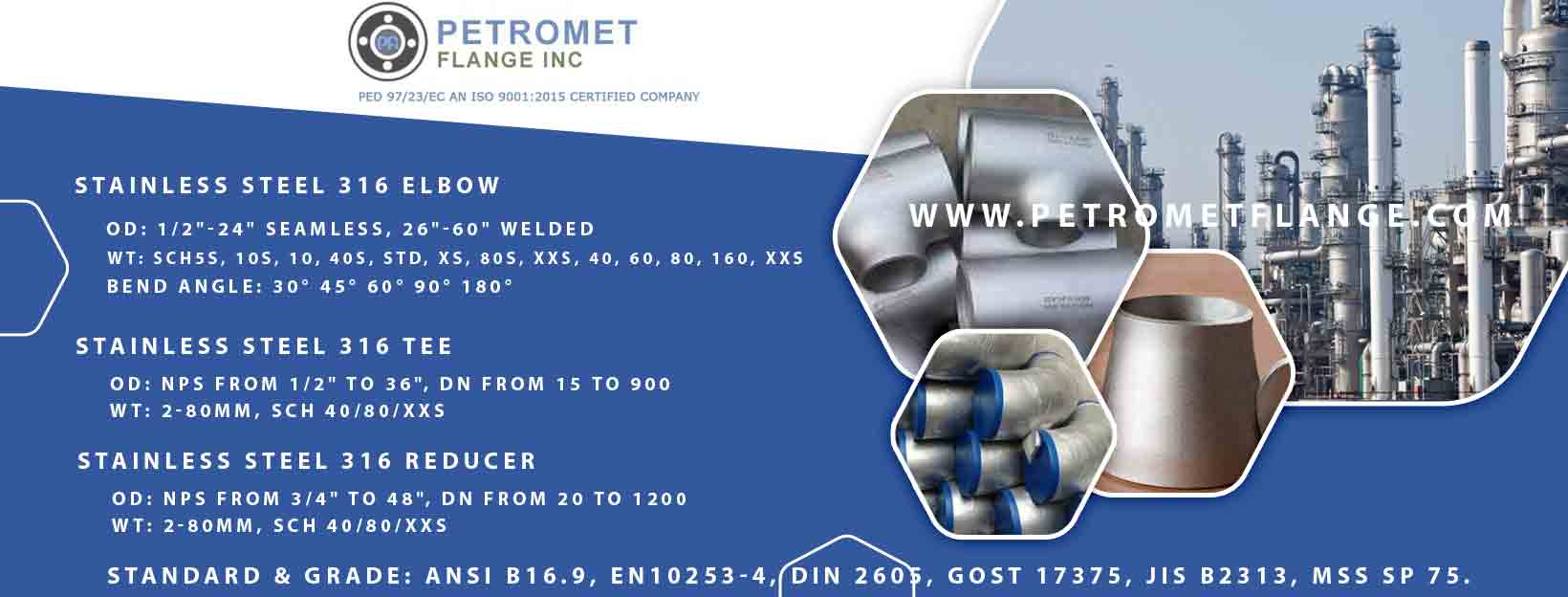 Stainless Steel 316 Pipe Fittings